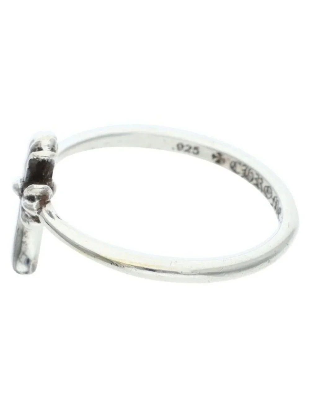 Chrome Hearts Bubblgm CH Bubblegum CH Cross Silver Ring
